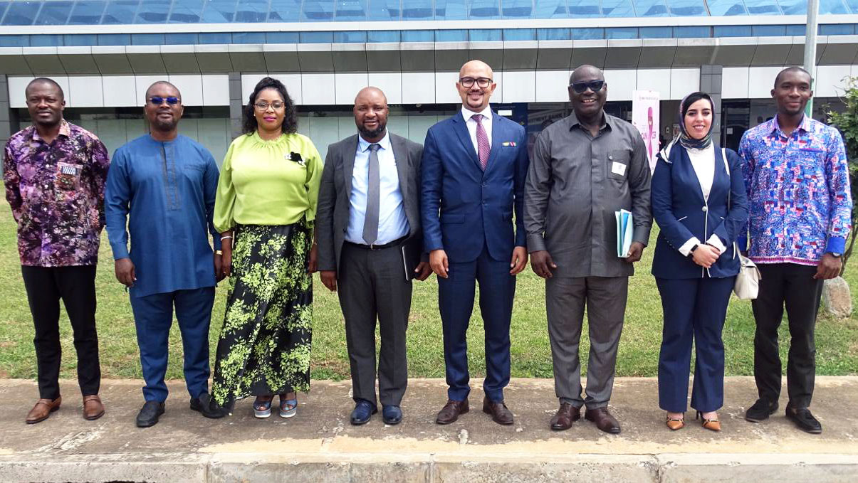 Rodney Cloete with the PAP Trade Committee delegation and Ghanaian parliamentary counterparts