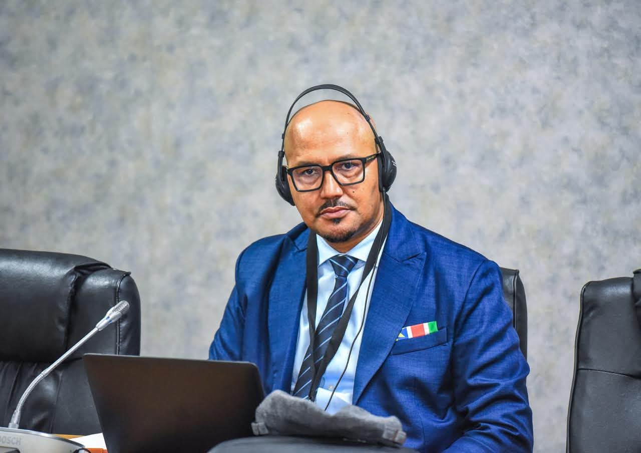 Rodney Cloete participating in the Pan-African Parliament Trade, Customs and Immigration Committee sitting in Midrand